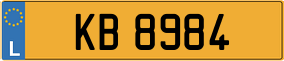Truck License Plate